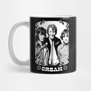 Cream \/\ Original Vintage Look Fan Design Mug